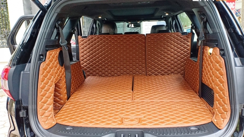 Thảm lót cốp ô tô Ford Everest giá tại xưởng, rẻ nhất Hà Nội, TPHCM